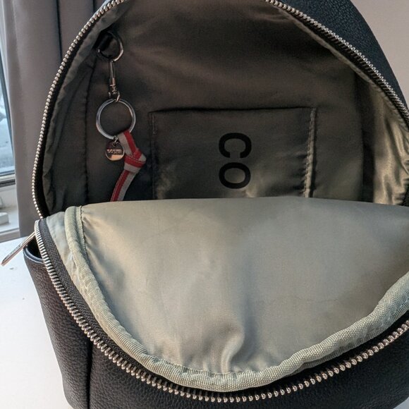 Every Convertible Backpack - Black Vegan Leather - Excellent Condition-Used Once - Picture 6 of 7